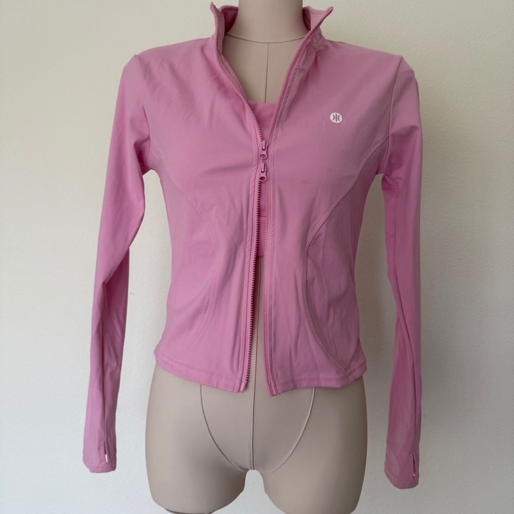 Astoria ~ LUXE BALANCE Zip Up Jacket - Candy Pink (M) - Picture 12 of 16